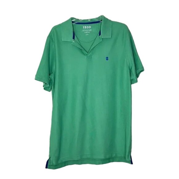 ❤️ IZOD GREEN POLO - Picture 1 of 6